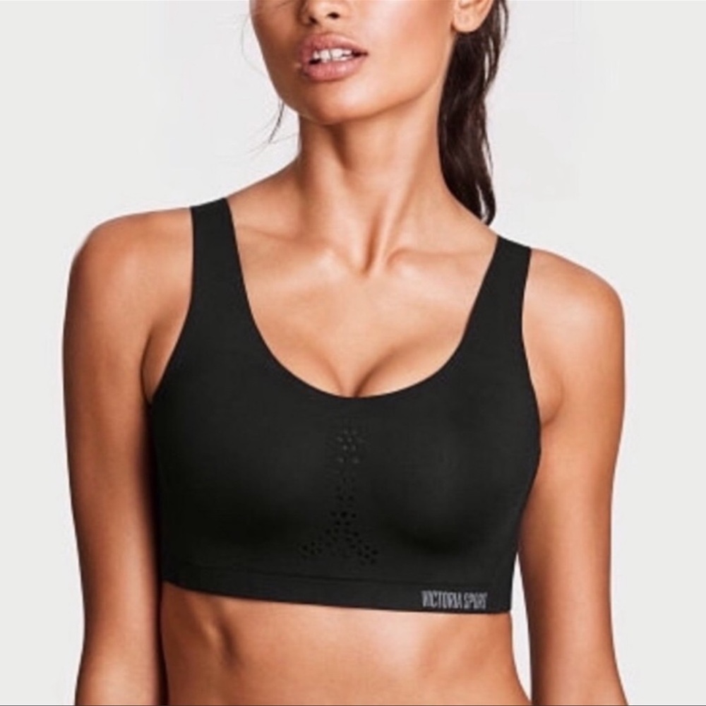 New Victoria’s Secret Angel Max Sports Bra Grey/White
